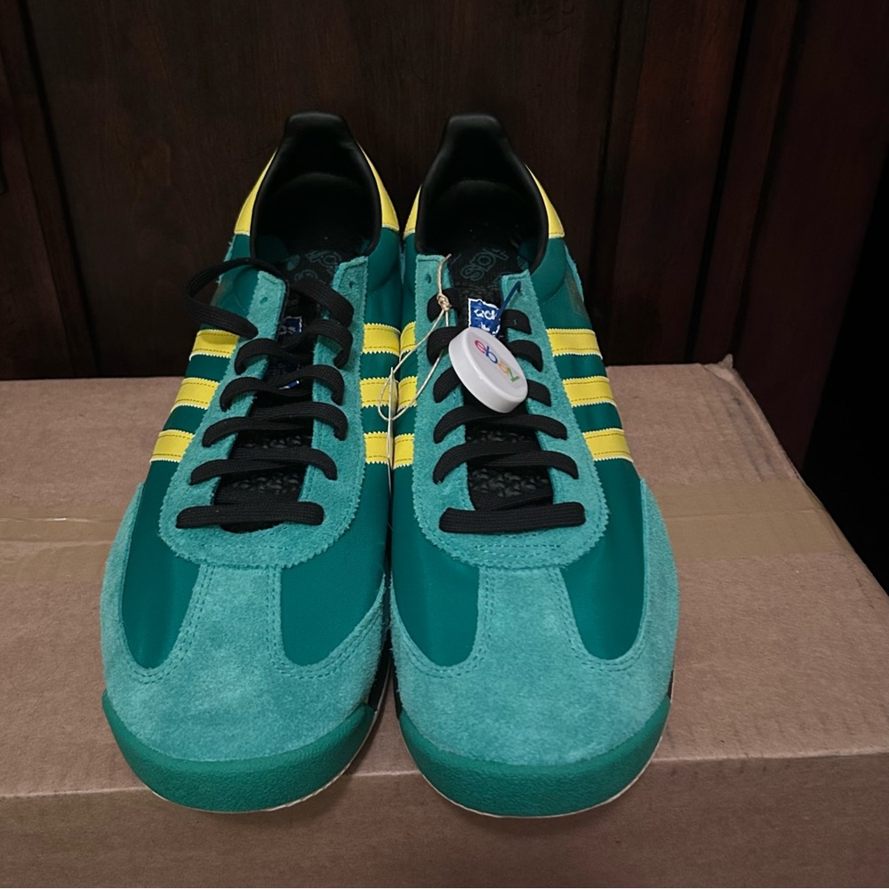 Adidas SL 72 Men's 14 in Green and Yellow - Picture 9 of 9
